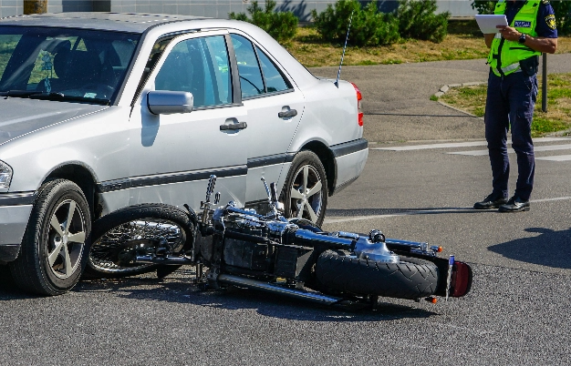 motor cycle accident